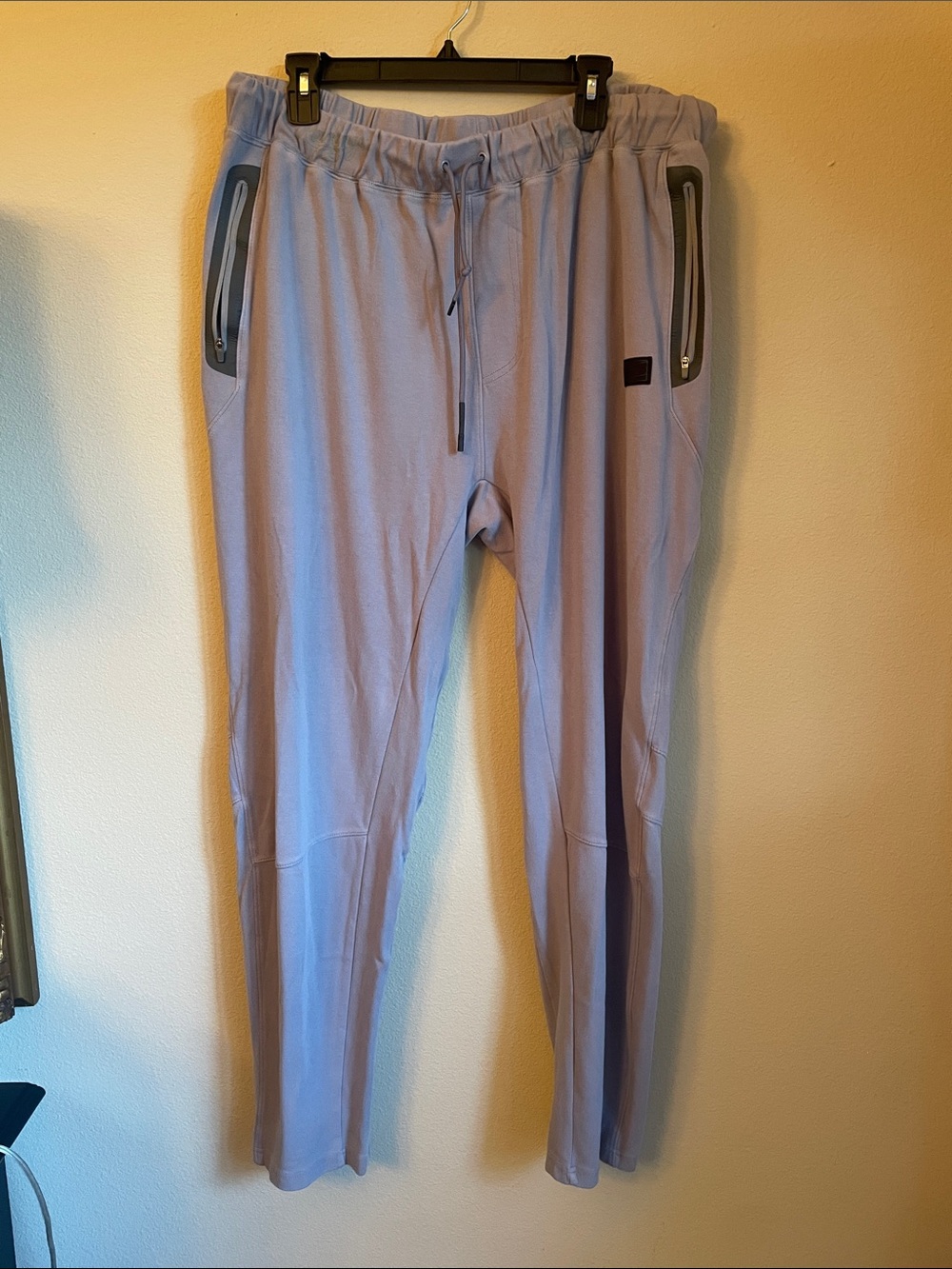 Rawlings Men's Light Gray Performance Jogger Pants - Elastic Waist Drawstring 2X